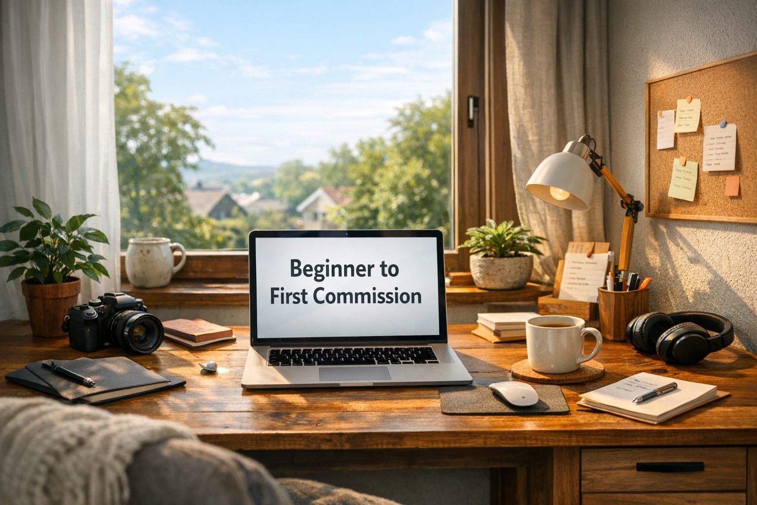 From beginner to first commission