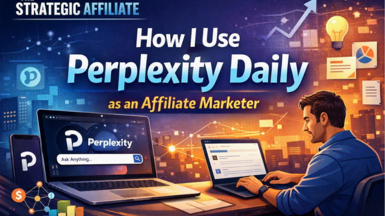 How I use Perplexity for affiliate marketing